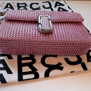 Brand New Marc Jacobs "The Rhinestone J mini" Petal Pink.